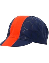 Gorra Ciclista Santini 2017 Redux Design Anaranjado (Default , Azul)
