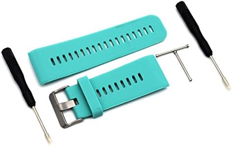 Garmin Vivoactive HR Replacement Band, Juyi Soft Silicone Replacement Wrist Band ONLY for Garmin Vivoactive HR Sports GPS Smart Watch (Mint Green, Large)