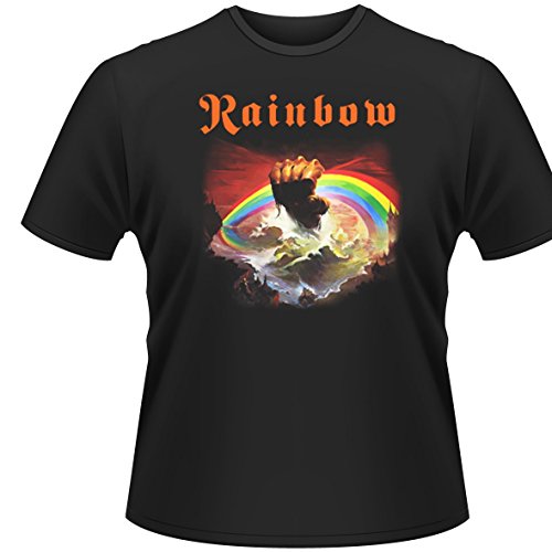 Playlogic International - Camiseta de Rainbow para hombre, talla 37/38, color Negro