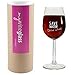 Produktbild 4you Design Weinglas MIT GESCHENKBOX Save water! Drink wine! Geschenkidee, Geschenk, Wein Geburtstagsgeschenk