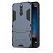 Produktbild Huawei Mate 10 Lite Hülle, MHHQ Hybrid 2in1 TPU+PC Schutzhülle Rugged Armor Case Cover Dual Layer Bumper Backcover mit Ständer für HUAWEI Mate 10 Lite/HUAWEI Maimang 6 -Black Plus Gray
