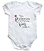 HippoWarehouse This princess is going to be a big sister baby vest boys girls