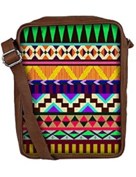 Snoogg , Damen Umhängetasche mehrfarbig multi