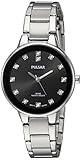 Pulsar Damen-Armbanduhr Quarz Messing und Edelstahl Casual, Farbe: silberfarbene (Modell: prs677)