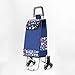 Produktbild RHYSFF Rad einkaufstrolley Tragbarer Einkaufswagen Treppensteigen Praktische Trolley 6 Crystal Wheels Praktische Aufbewahrung ist sehr gut zum Einkaufen geeignet Trolley einkaufstrolley