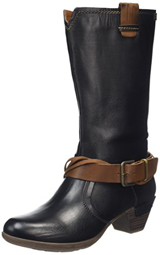 Pikolinos Rotterdam 902_i17, Botas para Mujer, Negro (Black), 40 EU