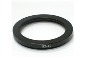Pixco 52mm-42mm Step-down Metal Filter Adapter Ring 52mm Lens to 42mm Accessory(52mm-42mm)