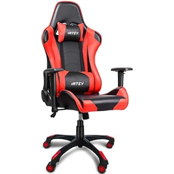 Intey Chaise De Gaming Fauteuil De Bureau Gamer En Similicuir