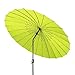 Produktbild derby SHANGHAI II 270 - Hochwertiger Alu Sonnenschirm ideal für den Garten - Witterungsbeständig - ca. 270 cm - Apfelgrün