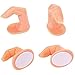 Velishy(TM) 4 x Nail Art Practice Fake Fingers Model Display Tool
