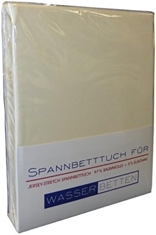 Kirsten Balk range Fitted Sheet for Water Beds 180 x 200 / 200 / 220 CM - 00 White