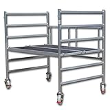 Inkl. 4 gebremsten Fahrrollen mit einem kombiniertem Lenk- und Bremsstopp