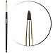 Gel Eyeliner Precision Brush - B9 Vegan High Quality Dense Synthetic Fibers Liner Brush - Precisely & Easily Apply Gel Eye Liner