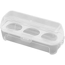 3er Set Eierboxen Mit Karabinern - Stapelbare Transportboxen Für Camping