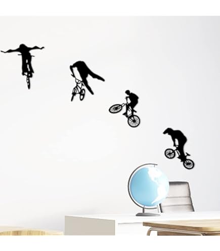 100 Adesivi Mountain Bike - Per Casco, Bici, Laptop, Tazze, Design Colorati, Vinile Resistente - Foto 11