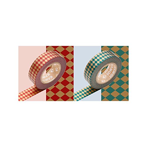 TapeFactory lot de 2 deco red diamond/green