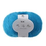 Se puede utilizar para tejer bufandas, chales, suéteres, sombreros y zapatos, alfombrilla de asiento, etc. 25.0 g para cada madeja. La aguja recomendada es de 2,0 mm. Lavable a mano, secar en plancha o planchar a baja temperatura.