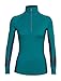 Produktbild Icebreaker Merino Women's Winter Zone Long Sleeve Half Zip Top, Nautical/Harmony/Wild Rose, X-Large