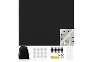 kwotry Tenda Oscurante Finestra, 300 x 145 cm Tende Oscuranti per Interni con Ventosa Tenda Oscurante Portatile Isolanti Tende Termiche per Camera da letto, Asilo nido, Soppalco, Viaggi