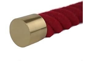 SEILENDKAPPE MESSING GLÄNZEND 40MM Capuchon de corde en laiton brillant pour corde de main courante de 40 mm