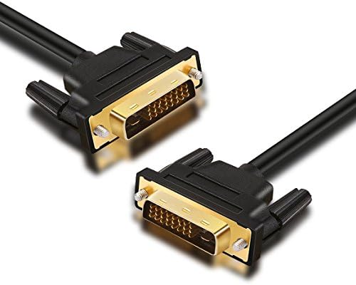 LinRui DVI Cable, DVI-D 24+1 Pin Full Dual Link Monitor (1.5m)