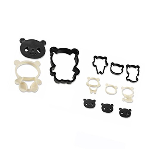Niedliche Panda-Form Brot Plätzchen Ausstechform Sandwich Toast Maker Form für Party Haus Frühstück DIY 1 Set - 3