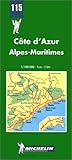 Image de Carte routière : Côte d'Azur - Alpes Maritimes, N° 115