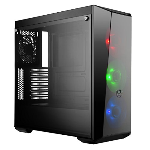 Cooler Master - MasterBox Lite 5 RGB - Boitier PC Gaming (Moyenne Tour ATX, 1xPanneau En Verre Trempé, 3xVentilateurs 120mm RGB) - Noir