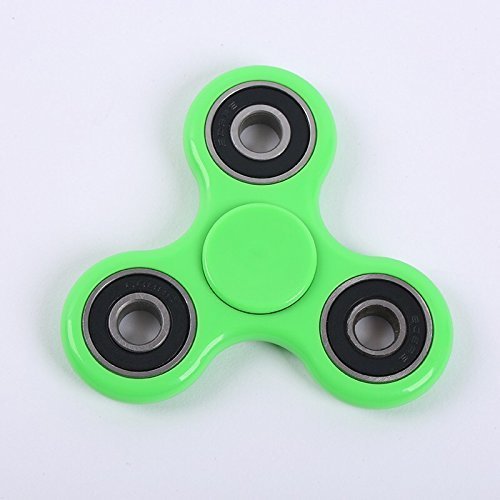 Tri Fidget Finger Hand Spinner Rotating Toy Anxiety Stress Reduce ADHD Relief by MBFHB (Green) Tri Fidget Finger Hand Spinner Rotating Toy Anxiety Stress Reduce ADHD Relief by MBFHB (Green)