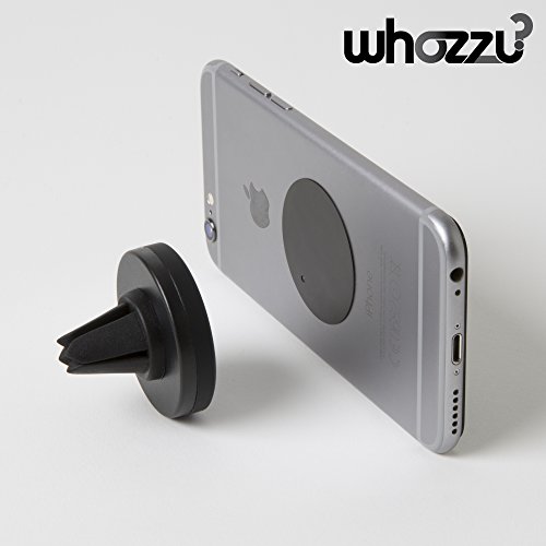 Phone-Holder-Magnetic-Car-Mount-for-Air-Vent-Moneyback-Guarantee-works-with-all-Mobile-Phones-Iphone-6-6-plus-5-5s-5c-4-4s-Samsung-Galaxy-S6-S5-S4-Note-4-3-and-all-Other-Smartphones-GPS-Devices-Whozzu