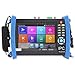 Produktbild XZANTE 7 Zoll Alle In Einem 1080P Retina Display Ip Kamera Tester Sicherheit Cctv Tester Monitor Mit Sdi/Tvi/Ahd/Cvi/Poe/Wifi/4K H.265/HDMI In Und Aus/Firmware 8600Adhs-Plus(Eu Stecker)
