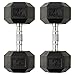 Price comparison product image Mirafit 30kg Dumbbell Hex Weight Set - 2x 15kg