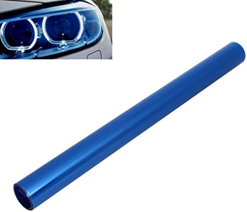2 PCS 40 x 120cm Car Smoke Fog Light Headlight Taillight Tint Vinyl Film Sheet Sticker with Squeegee + Cutter (Blue)
