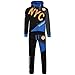 Produktbild Kinder Jungen Trainingsanzug NYC DLX PROJEKT Aufdruck Kapuzenpulli & Hosen Jogginganzug 122 128 134 140 11 12 13 Jahre - Schwarz & Orange, 7-8 Years