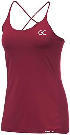 Sport Tank Top | Women's Sleeveless Vest for Fitness, Yoga, Zumba, Pilates and Leisure | Ladies Tee Moisture Wicking with Racer Back (Bordeaux, S)