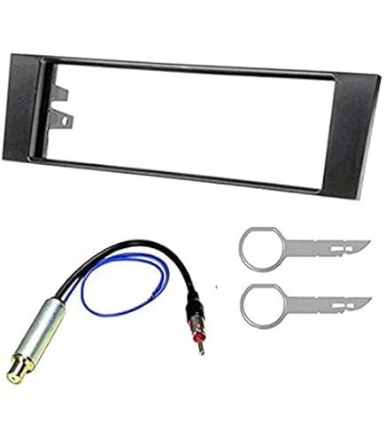 tomzz Audio 2403-011 Radio Panel Set Compatible con Audi A4 B5 8D Negro con Sistema Activo Adaptador ISO Adaptador de Antena alimentación Fantasma DIN ISO tomzz Audio 2403-011 Radio Panel Set Compatible con Audi A4 B5 8D Negro con Sistema Activo Adaptador ISO Adaptador de Antena alimentación Fantasma DIN ISO