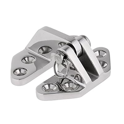 MagiDeal Charnière de Trappe en 316 Inox avec Goupille Amovible Quincaillerie Accessoires de Bateau Marine