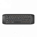 ☆ Die künstliche Tastatureingabe über die vollständige Rücktastatur ist bequemer, die Tasten sind verteilt angeordnet, der Tastenkörper hat eine moderate Rückstellkraft, das Handgefühl ist knackig und die Eingabe ist einfach und kontinuierlich. Mit Multimedia-Tasten, die Mittelmäßigkeit ablehnen und Mode genießen, lassen sich mehrere Zeitalter der Fernbedienung lösen, frei steuern, auf das Internet zugreifen, fernsehen, Musik hören und Spiele spielen.