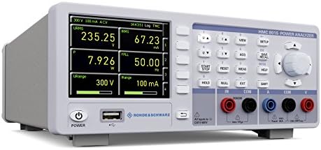 Rohde and SchwarzRohde and Schwarz HMC8015 Power Analyser, upto 600 V(RMS), upto 20 A(RMS), DC to 100 kHz, 500kSa