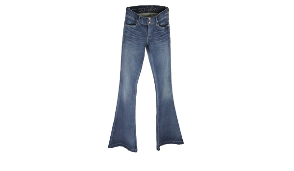 Rise Flare Leg Denim Jeans 