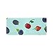 Produktbild Strawberry with Berry Fruit Cool Lether Business Card Coin Id Pouches Holder Travel Clutch Purse Money Clip Bifold Wallet Case for Girls Men and Women Front Pocket Checkbook