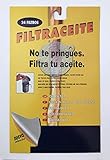 Para filtrado de aceite en aceiteras y graseras.
