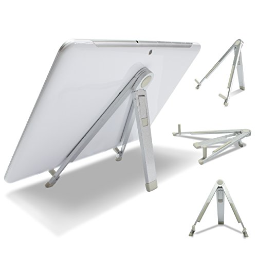 VENKON – Universal Aluminium Ständer für 7 bis 10.1 Zoll Tablet PC – klappbar – geeignet für Apple iPad, Samsung Galaxy, Acer, Lenovo, Asus, Toshiba u.v.m. - 2