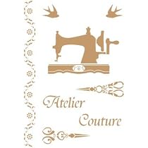 Todo-Stencil Pochoir Déco Vintage Motif 214 Cinéma - 20x30 Cm Pour Pâtisserie, Scrapbooking Et Décoration Murale