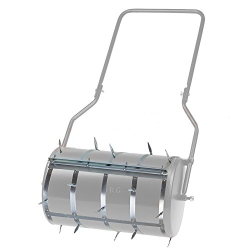 Rasen – Aerator für Walze Rasenlüfter Gartenwalze Farbe silber - 4