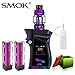 Produktbild E Zigarette Starter Set Kein Nikotin, SMOK Mag Kit mit TFV12 Prince Tank, 225W E Shisha mit 2 * EFest-Akkus (Schwarzes Prisma)