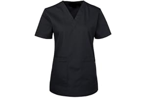 INSTEX Unisex Smart Scrub Tunic top for Healthcare NHS GP and Dental Practice. INS20