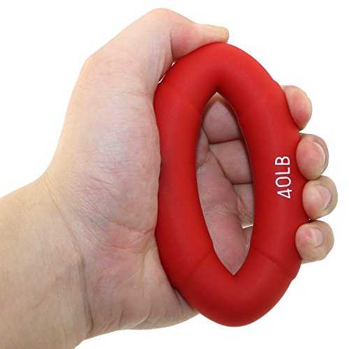 Philonext Handmuskeltrainer, Handgriffstärker, Handtrainingsgerät, Silikon-Ring, Muskeltrainer für die Hände, 3-er Set - 4