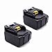 Produktbild 2 X 14,4V 4000mAh Akku für Makita BL1440 BL1430 BL1415 196875-4 194558-0 195444-8 196388-5