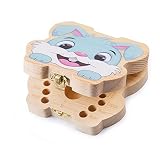 ELENKER Aufbewahrungsbox für Kinder Baby Zähne Milchzähne Box Geschenk für Kinder - 5